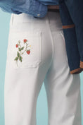 Load image into Gallery viewer, The Colette Magic Fabric Embroidered Crop Wide-Leg Pants by Maeve