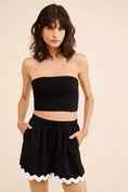 Load image into Gallery viewer, Love + Harmony Majus Scalloped Shorts