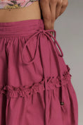 Load image into Gallery viewer, Maeve Tiered Scallop Mini Skirt