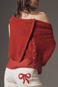 Load image into Gallery viewer, The Colette Bow Corduroy Crop Wide-Leg Trousers by Maeve
