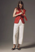 Load image into Gallery viewer, The Colette Bow Corduroy Crop Wide-Leg Trousers by Maeve