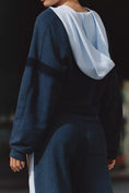 Load image into Gallery viewer, Sundry Placket Hooded Sweatshirt