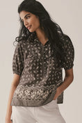 Load image into Gallery viewer, Pilcro Short-Sleeve Popover Blouse