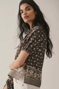 Load image into Gallery viewer, Pilcro Short-Sleeve Popover Blouse