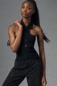 Load image into Gallery viewer, By Anthropologie Collared Halter Sweater Tank