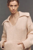 Load image into Gallery viewer, By Anthropologie Wool-Blend Collared Jumper