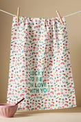 Load image into Gallery viewer, Lana's Shop Lucky To Be in Love With You Dish Towel