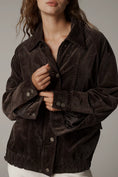 Load image into Gallery viewer, Pilcro Corduroy Bomber Jacket