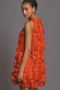 Load image into Gallery viewer, Maeve Sleeveless Floral Appliqué Mini Dress