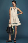 Load image into Gallery viewer, PIlcro Sleeveless Zip-Front Denim Mini Dress