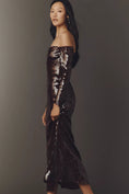 Load image into Gallery viewer, Bardot Emmeline Off-Shoulder Sequin Maxi Dress