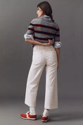 Load image into Gallery viewer, The Colette Cropped Wide-Leg Pants by Maeve: Contrast-Stitch Edition