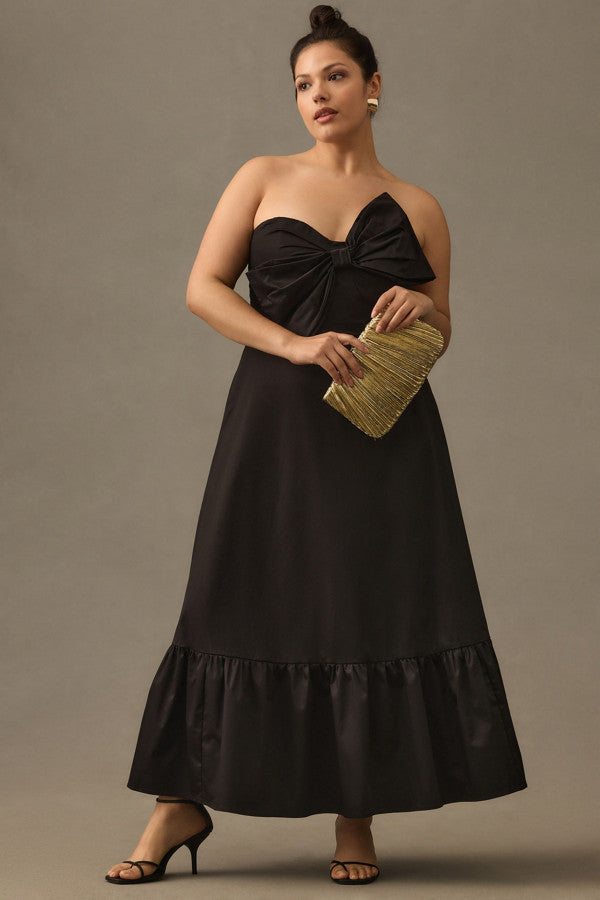 Hutch Bow-Tie Maxi Dress – katie + hubbell