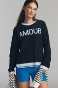 Load image into Gallery viewer, Sundry Amour Intarsia Wool Blend Sweater