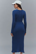 Load image into Gallery viewer, Daily Practice High Tide Long-Sleeve Midi Dress