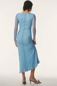 Load image into Gallery viewer, Bardot Adoni Long-Sleeve Square-Neck Lace Midi Dress