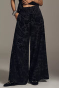 Load image into Gallery viewer, By Anthropologie Velvet Novelty Burnout Pants