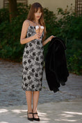 Load image into Gallery viewer, Maeve Slim Patterned Midi Dress