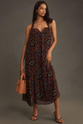 Load image into Gallery viewer, By Anthropologie Sleeveless Chiffon Midi Dress
