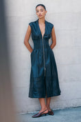 Load image into Gallery viewer, The Tommie Faux Leather Midi Shirt Dress