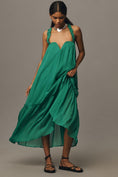 Load image into Gallery viewer, By Anthropologie Sleeveless Chiffon Midi Dress