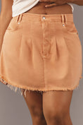 Load image into Gallery viewer, Pilcro Pleated Micro Denim Skirt