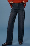 Load image into Gallery viewer, Damson Madder Sinclair High-Rise Wide-Leg Jeans