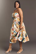 Load image into Gallery viewer, By Anthropologie Drop-Waist Midi Dress