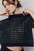 Load image into Gallery viewer, Maeve Boat-Neck Contrast-Stitch Sweater