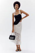 Load image into Gallery viewer, Avec Les Filles Flared Lace Midi Skirt