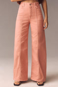 Load image into Gallery viewer, The Delaney Clean-Seamed High-Rise Wide-Leg Jeans by Maeve