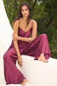 Load image into Gallery viewer, By Anthropologie Sleeveless Pliss‚ Jumpsuit