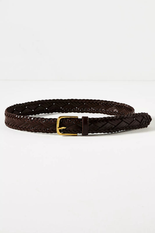 Woven Leather Belt