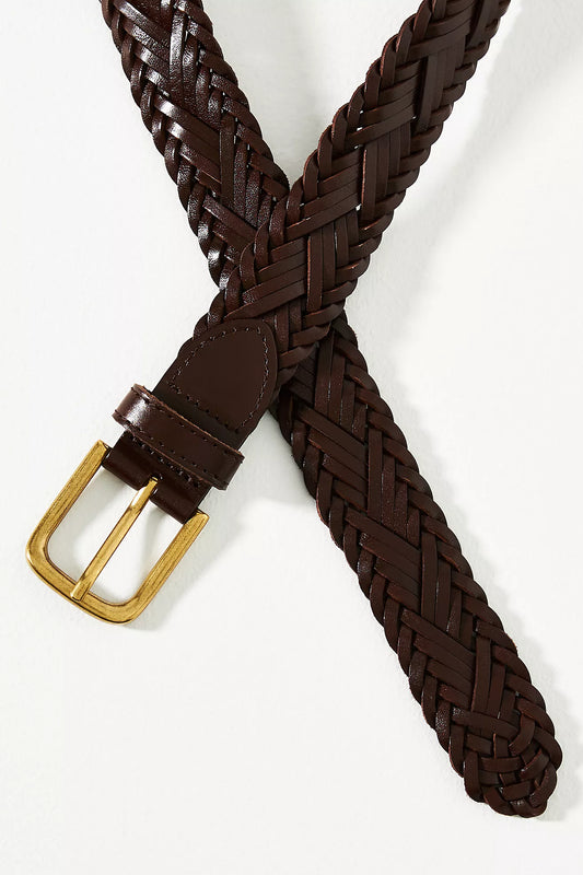 Woven Leather Belt