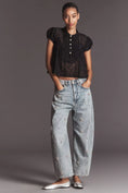 Load image into Gallery viewer, Maeve Puff-Sleeve Cropped Swing Top