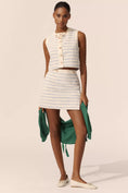 Load image into Gallery viewer, Avec Les Filles Striped Mini Skirt