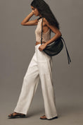 Load image into Gallery viewer, By Anthropologie High-Waist Rope Belt Linen Pants