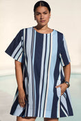 Load image into Gallery viewer, The Emmy Short-Sleeve Swing Mini Dress by Maeve