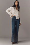 Load image into Gallery viewer, Pilcro Retro Studded Low-Rise Flare Jeans