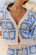 Load image into Gallery viewer, Celandine Jacquard Cardigan Sweater