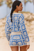Load image into Gallery viewer, Celandine Jacquard Cardigan Sweater