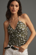 Load image into Gallery viewer, Porridge Malena Tie-Neck Ruched Tank Top