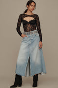 Load image into Gallery viewer, By Anthropologie Long-Sleeve Cutout Lace Bodysuit
