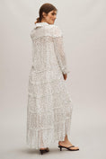 Load image into Gallery viewer, By Anthropologie Long-Sleeve Smocked Tiered Maxi Dress