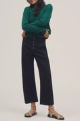 Load image into Gallery viewer, The Arin Mid-Rise Button-Front Barrel Pants by Pilcro: Linen Blend Edition