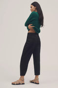 Load image into Gallery viewer, The Arin Mid-Rise Button-Front Barrel Pants by Pilcro: Linen Blend Edition