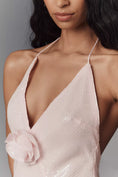 Load image into Gallery viewer, Bardot Aradia Sequin Halter Slip Dress
