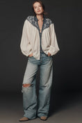 Load image into Gallery viewer, Pilcro Puff-Sleeve Buttondown Blouse