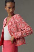 Load image into Gallery viewer, DOLAN Linen Floral Cutwork Jacket