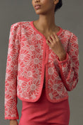 Load image into Gallery viewer, DOLAN Linen Floral Cutwork Jacket